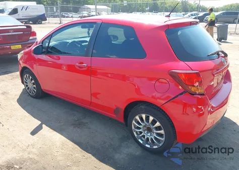 2015 Toyota Yaris L из США, поврежденный, VIN VNKJTUD32FA022227